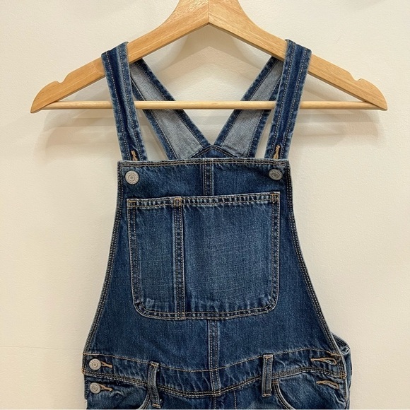 SHORT Denim Overalls Bibs - Picture 15 of 16